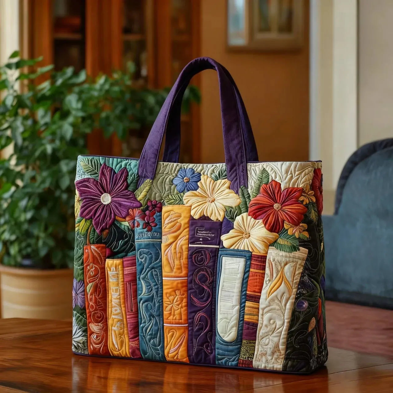 Bolso Acolchado para Amantes de los Libros