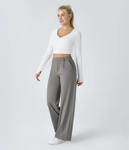 Pantalones elegantes ALBA MONTIEL. Línea Perfecta