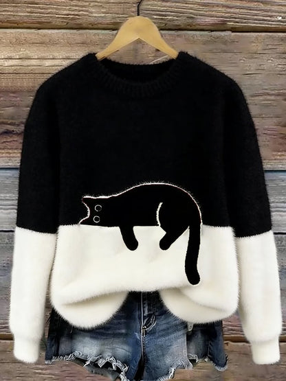Luna | Sudadera con Ilustración de Gato