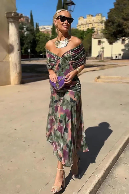 Vestido Maxi Elegante de Evento con Escote en V