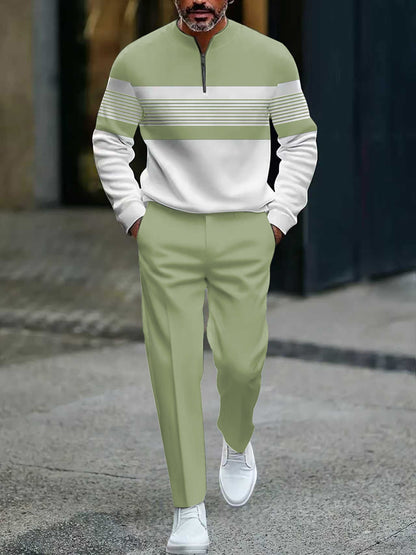 Conjunto para hombre con estampado: jersey y pantalón