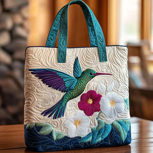 Bolso Acolchado con Flores