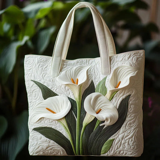 Bolso Acolchado Artesanal con Concha Blanca
