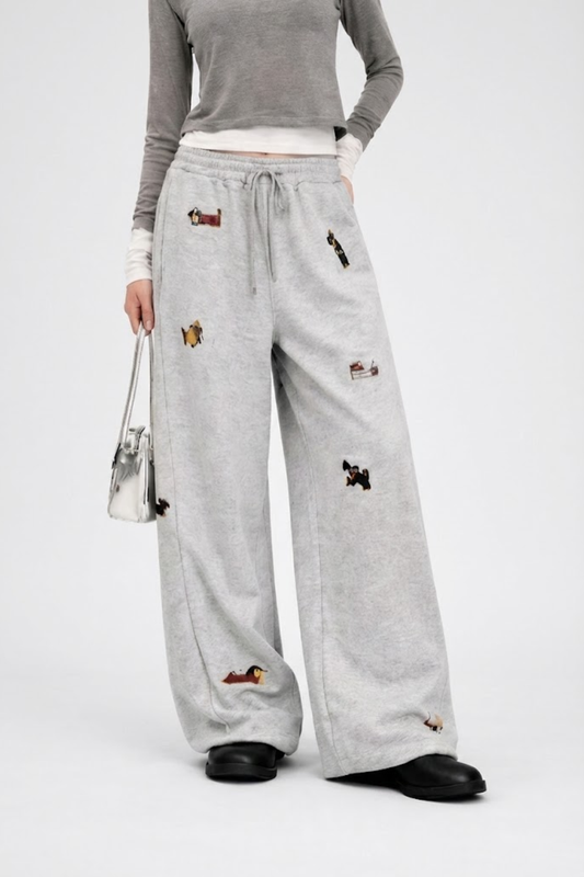 Amalia - Pantalones bordados Pup Barrel 🐾