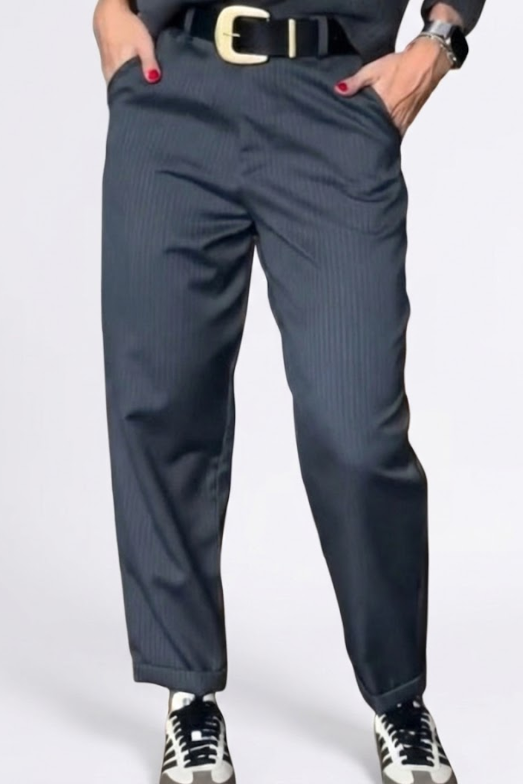 MATHILDA | Pantalones elegantes y favorecedores con rayas