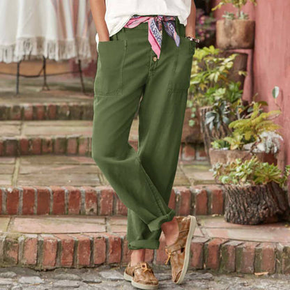 ALBA MONTIEL ™ PANTALÓN DE PRIMAVERA PARA MUJER