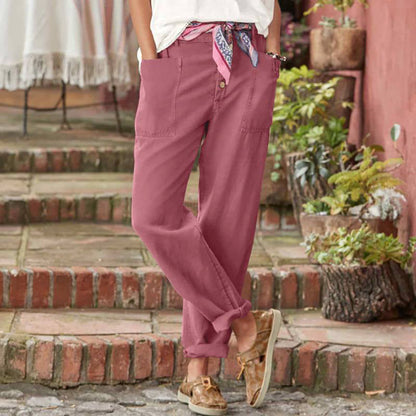 ALBA MONTIEL ™ PANTALÓN DE PRIMAVERA PARA MUJER