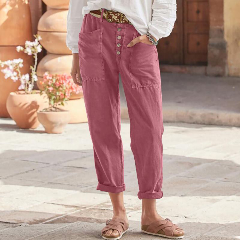 ALBA MONTIEL ™ PANTALÓN DE PRIMAVERA PARA MUJER