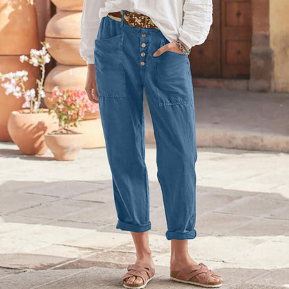 ALBA MONTIEL ™ PANTALÓN DE PRIMAVERA PARA MUJER
