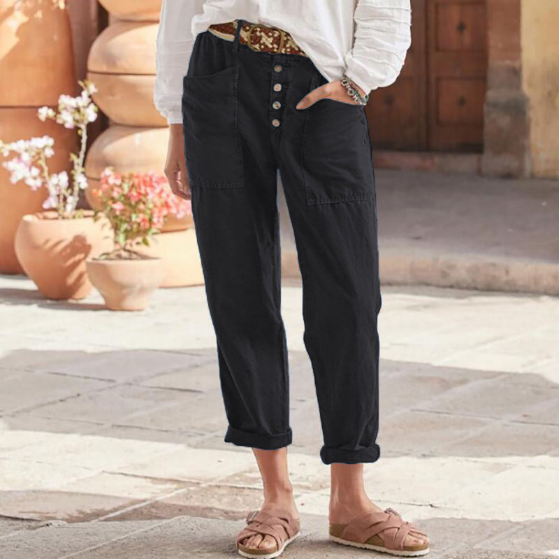 ALBA MONTIEL ™ PANTALÓN DE PRIMAVERA PARA MUJER