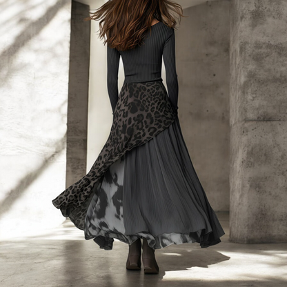 Alba Montiel™ | Vestido Largo Leopardo