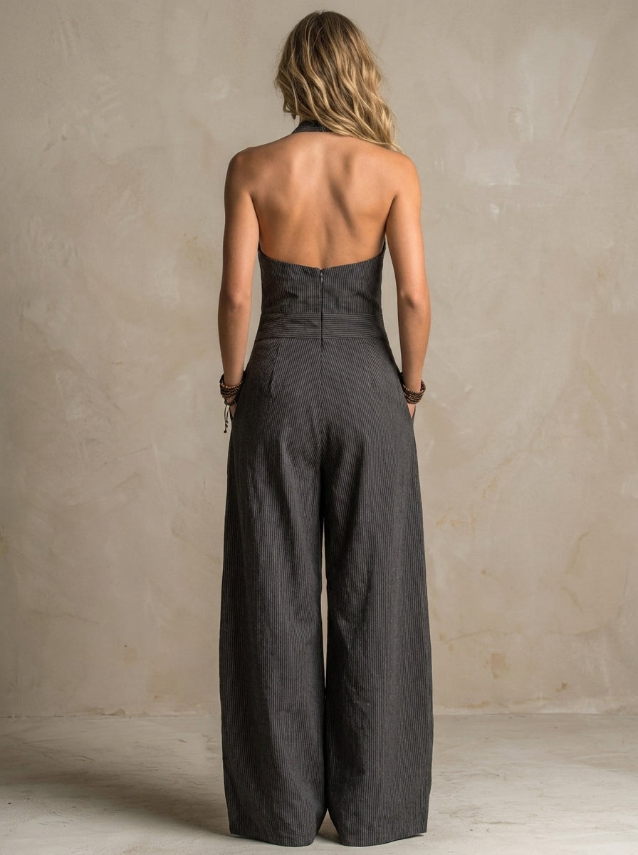 ARIADNA – Mono Elegante con Escote Cruzado