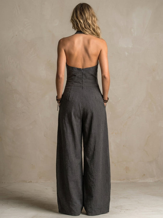 ARIADNA – Mono Elegante con Escote Cruzado