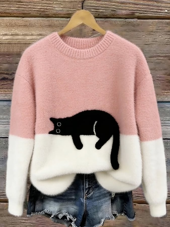 Luna | Sudadera con Ilustración de Gato