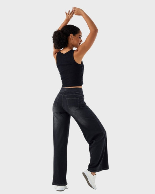 Vaqueros Easy Fit NeroTove™: vaqueros elegantes de cintura alta