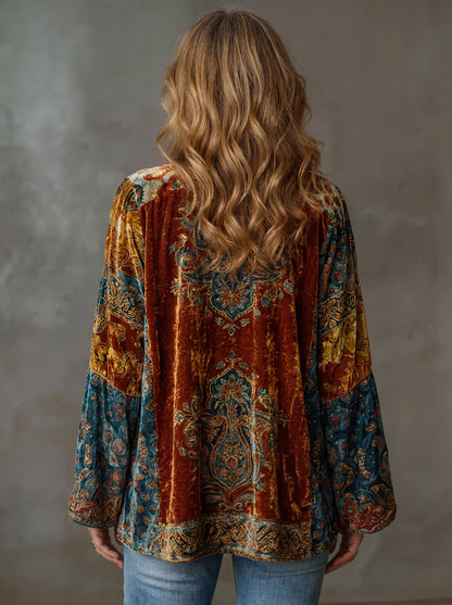 Kerrie - Kimono Bohemio Premium Terciopelo
