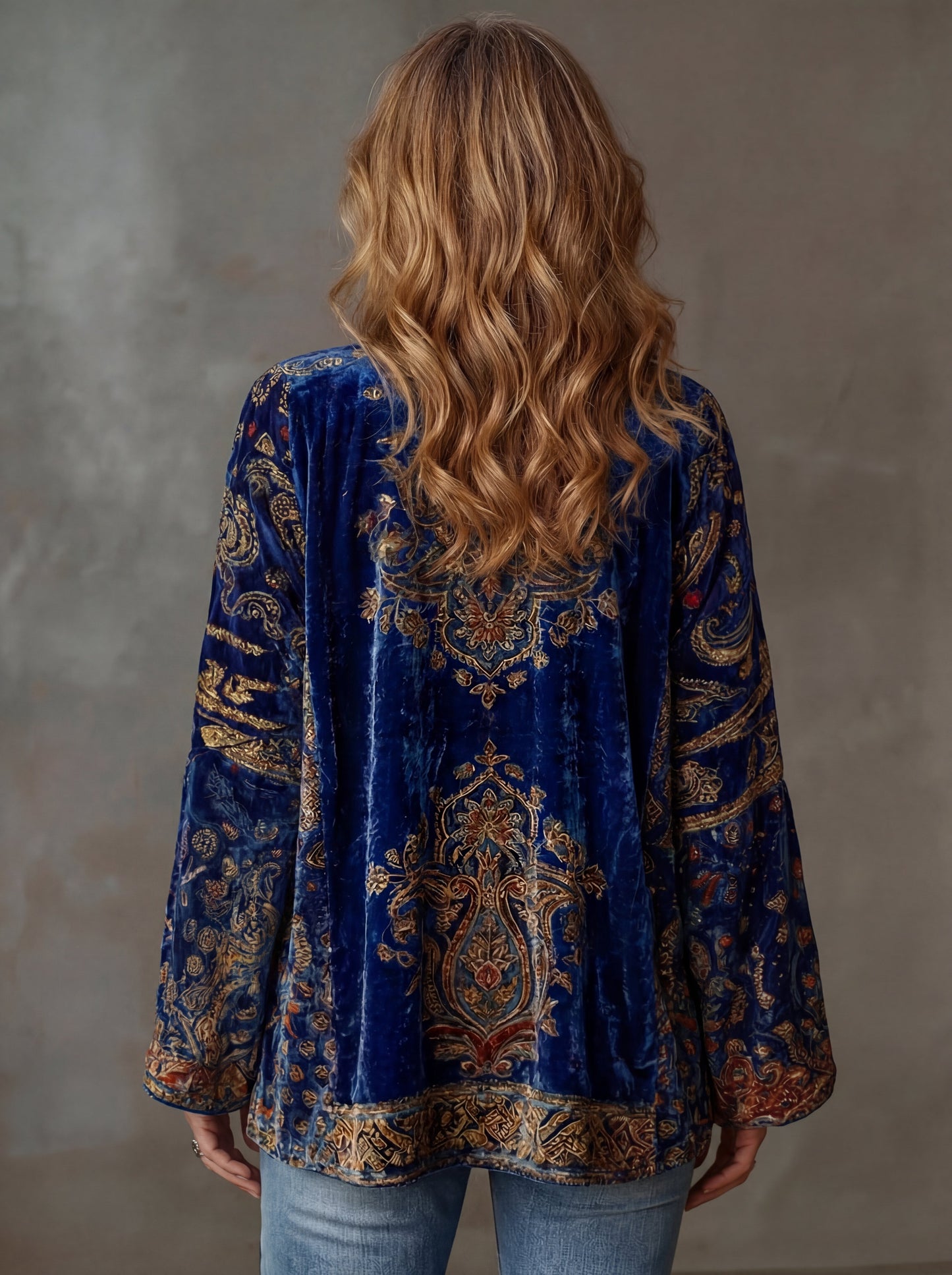 Kerrie - Kimono Bohemio Premium Terciopelo