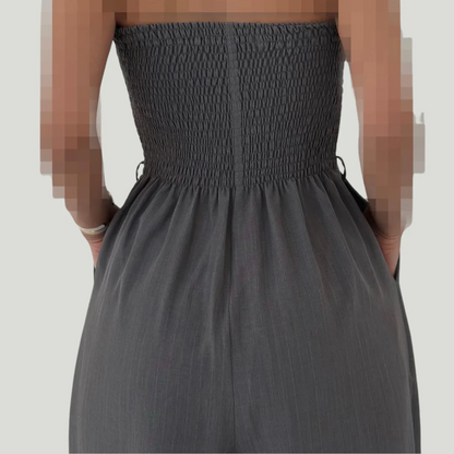 Alba Montiel™ | Conjunto femenino de top bustier y americana – Elegancia y estilo actual