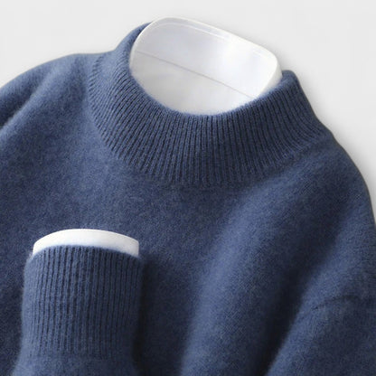 Alba Montiel™ | Jersey de cachemira con cuello alto