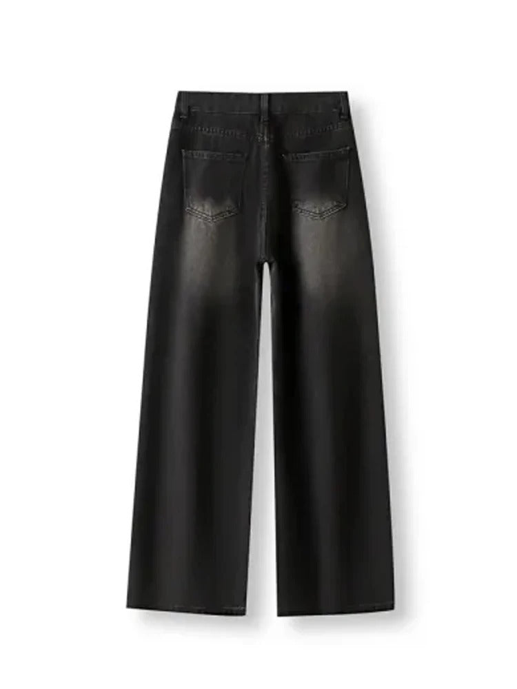 Vaqueros Wide Leg de Cintura Alta – Efecto Piernas Largas Oversize