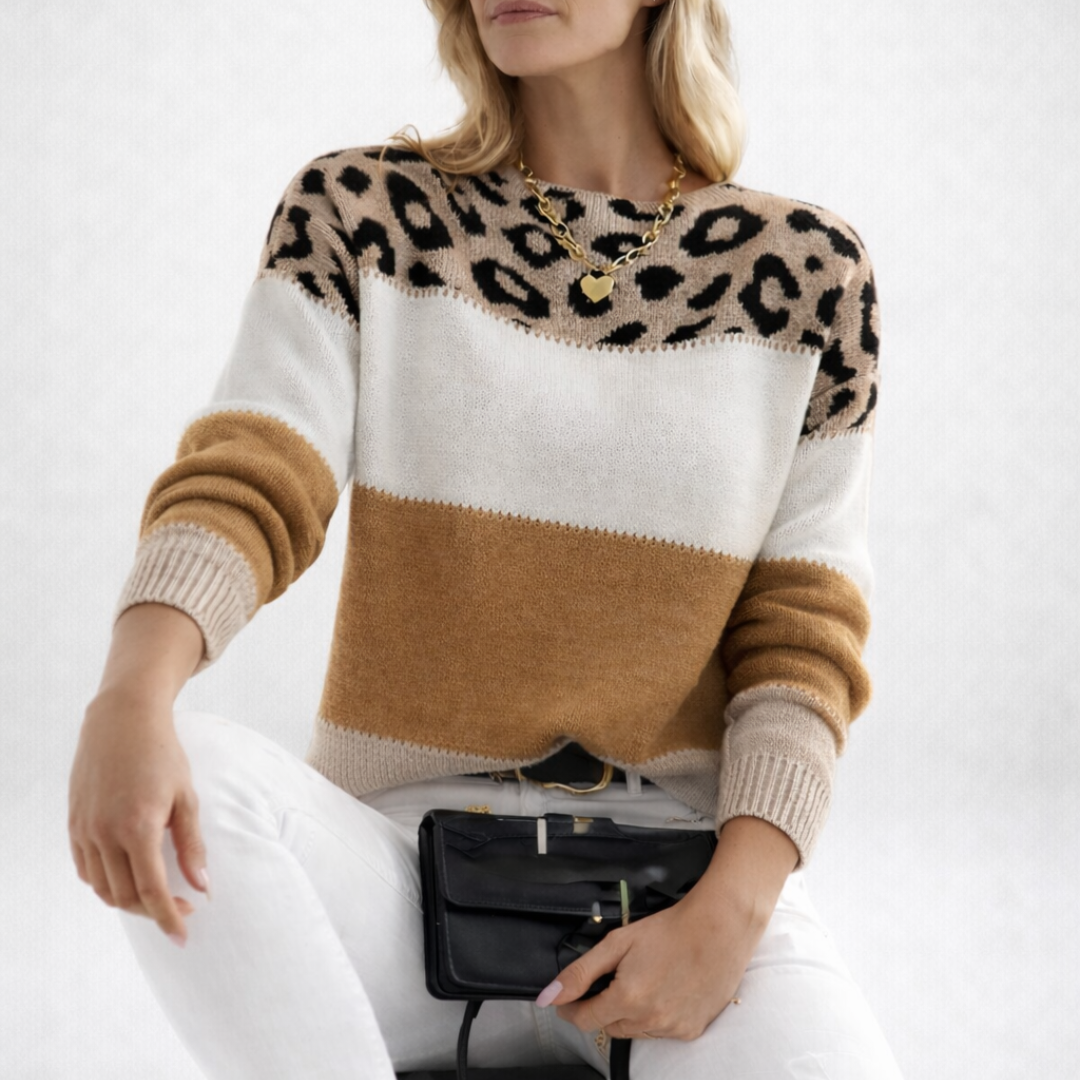 Alba | Jersey Leopardo Elegante