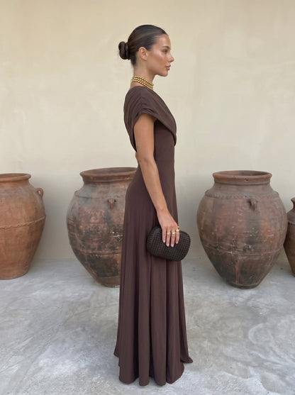 Selena - Elegante vestido sin tirantes de red