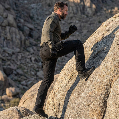 🪖👖 Pantalones cargo tácticos para hombre con rodilleras integradas: diseñados para ofrecer movilidad, durabilidad y almacenamiento apto para misiones.