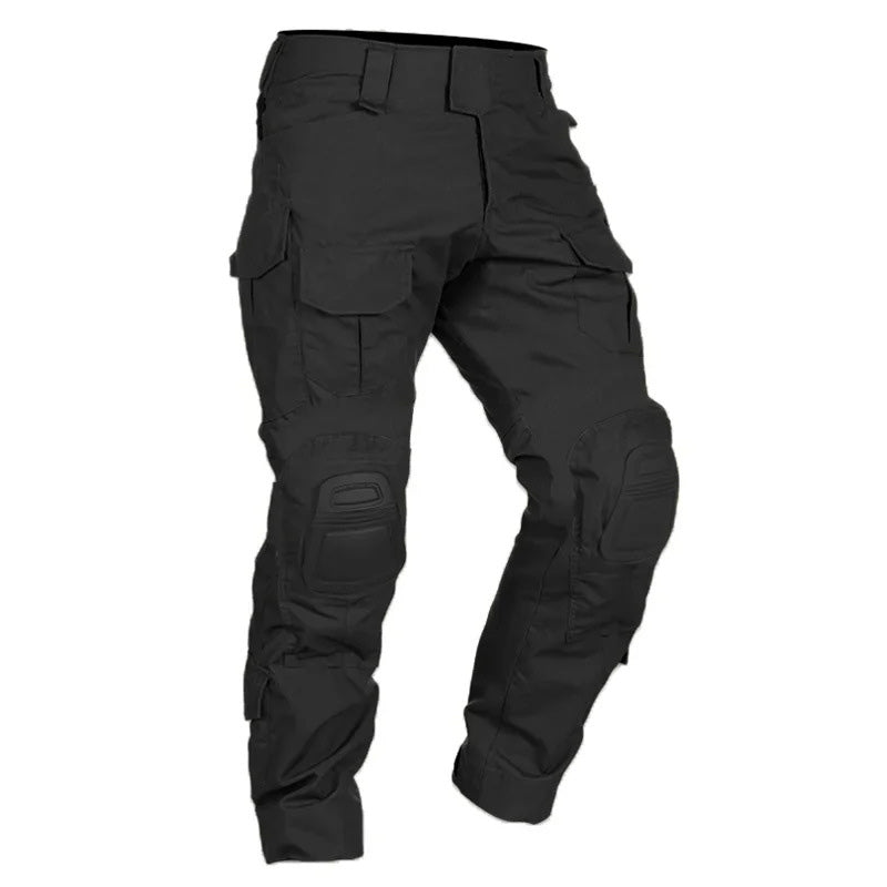 🪖👖 Pantalones cargo tácticos para hombre con rodilleras integradas: diseñados para ofrecer movilidad, durabilidad y almacenamiento apto para misiones.