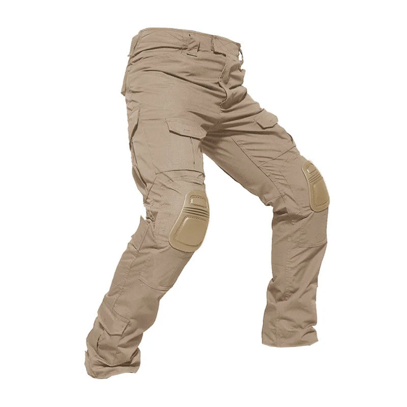 🪖👖 Pantalones cargo tácticos para hombre con rodilleras integradas: diseñados para ofrecer movilidad, durabilidad y almacenamiento apto para misiones.