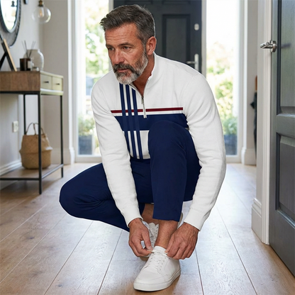 Conjunto para hombre con estampado: jersey y pantalón