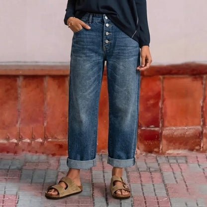 Tove™: elegantes vaqueros de cintura alta